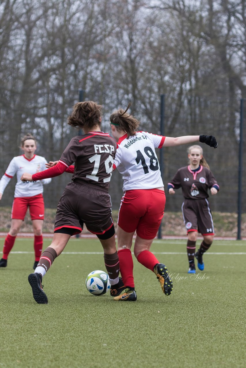 Bild 133 - B-Juniorinnen Walddoerfer - St.Pauli : Ergebnis: 4:1